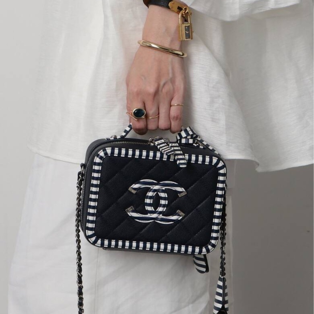 Chanel Small Filigree Vanity Bag